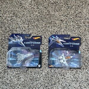 Hot Wheels Lightyear XL-01 and XL-15 Die-Cast Vehicles